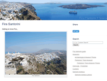 Tablet Screenshot of fira-santorini.com